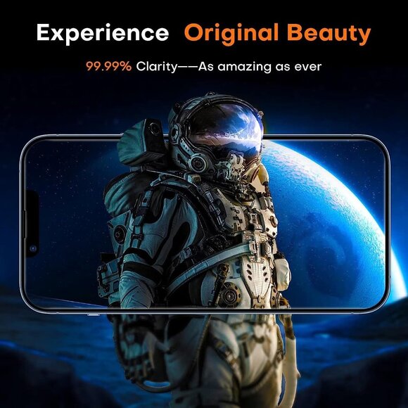 2 Privacy Screen Protectors for iPhone 14 Plus (6.7") Tempered Glass - Picture 4 of 7